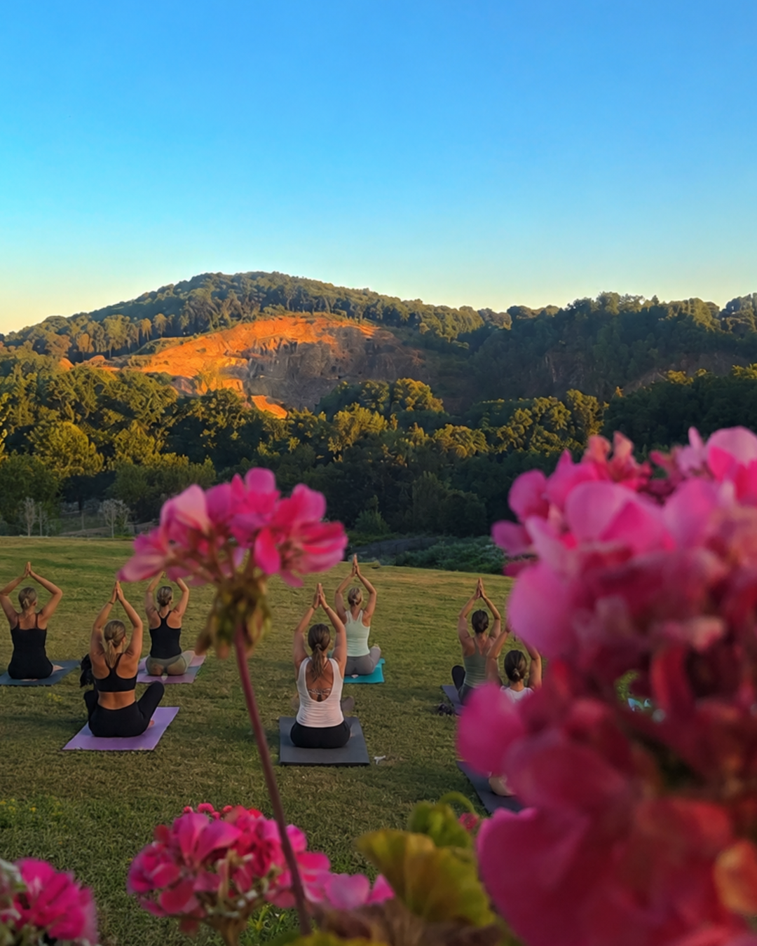 Séance yoga en extérieur